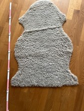 echtes Öko Schaffell grau ca 98 cm