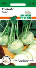 Kohlrabi Noriko - früh, weiß, zart  Anbau bis zum Herbst - Kohl Samen Saatgut