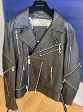 Philipp Plein Bikerjacke, schwarz, neu, Gr L