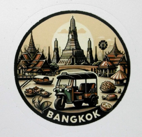 Souvenir aufkleber bangkok - souvenir-aufkleber,