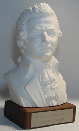 Büste von wolfgang - büste, amadeus
