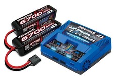 Traxxas EZ-Peak Live Dual Ladegerät + 2x 4S Lipo 6700mAh Akku - 2997G