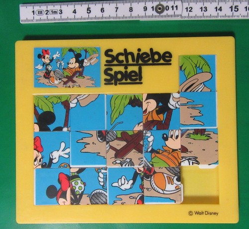 Vintage schiebepuzzle mickey - vintage,