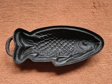 Fisch Backform Gusseisen Antik