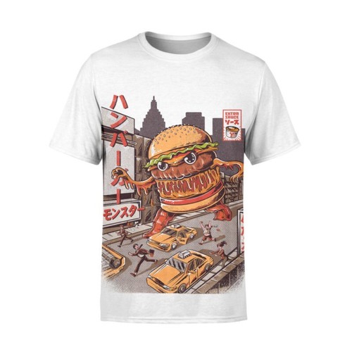 Ilustrata shirt burgerzilla - t-shirt,