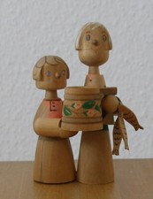 Antike Holz-Puppen, Holzfigur