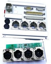 Neutrik Tuchel Patchpanel Mikrofon XLR Audio Steckfeld NOS 13,2x12,8cm I662