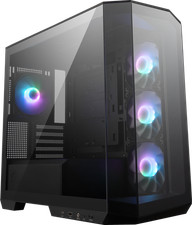 MSI MAG Pano M100R PZ Midi Tower Gaming Gehäuse, Echtglas Seitenfenster, Schwarz