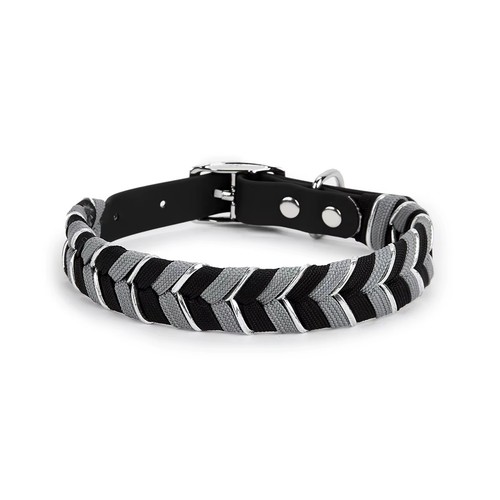 Geflochtenes hundehalsband - geflochtenes, im