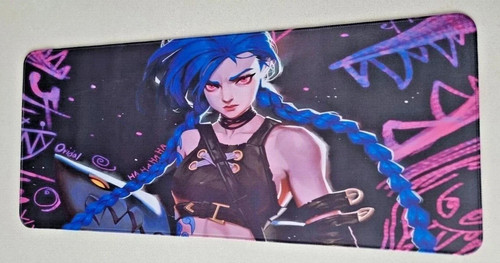 Jinx league legends 70x30cm - jinx,