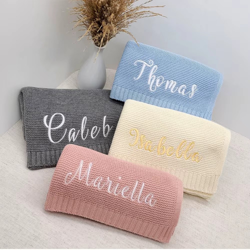 Personalisierte babydecke - i,