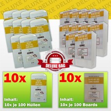 Comic Concept Sparpaket 1000x Deluxe Silver Age Bags (+Lasche) + Silver Boards