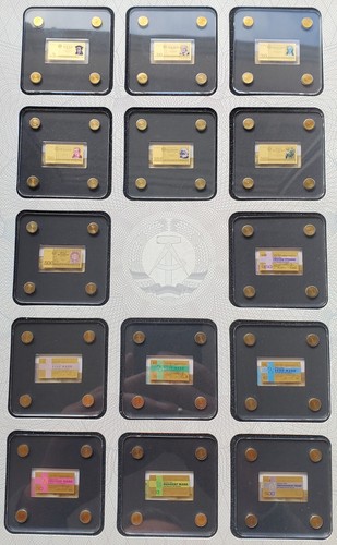 Goldbarren 999 gold ddr - -,