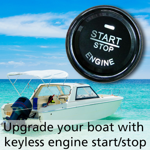 Motorboot yacht startknopf - motorboot,