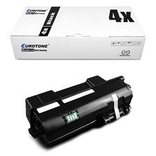 4x Eco Eurotone Toner SCHWARZ