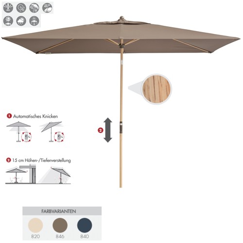 Doppler alu wood - wood, auto-tilt