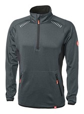Fortis Elements Tech-Fleecepullover grau/schwarz meliert Größe XL