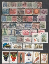 Briefmarken Polen, 50 versch.
