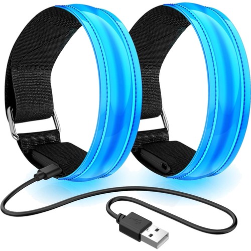 Led armband aufladbar blau 2 - aufladbar,