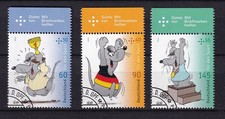 Bund Sport 2014 cartoon Uli Stein Maus MiNr. 3075 - 3077 gest + Orginalgummi