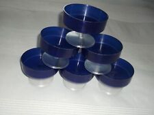 6 Eisbecher / Kompottschälchen DDR Plastik