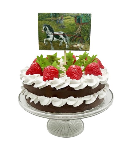Gypsy cake topper zigeuner - cake,