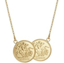 Halskette 9 kt Gelbgold auf