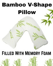 V-förmige Bambuskissen Memory