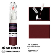 FÜR MITSUBISHI MEDIUM RED JL Touch Up Lackstift Pinsel Fix Kit Kratzer Chip Set