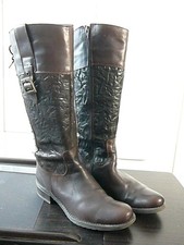 Leder-Stiefel Gr. 39