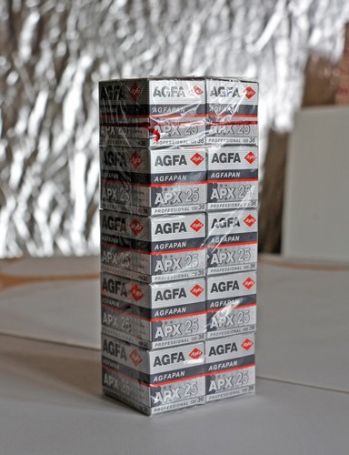 Film agfa agfapan apx25 - bw,