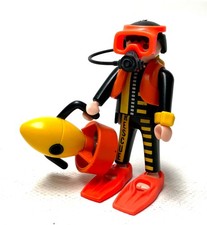 Playmobil Unterwasser-Welt * Taucher / Mann * Flossen Flasche Aqua-Scooter