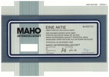 Deckel MAHO AG, 1992 (50 DM)