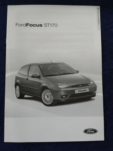 Ford focus st170 preisliste - ford,