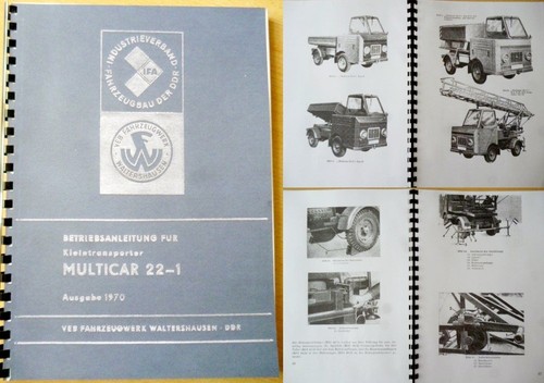 Ddr multicar m22 handbuch - ddr,