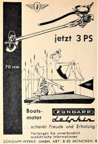 Bootsmotor delphin zündapp - bootsmotor,