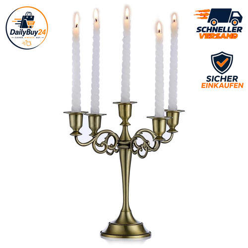Kerzenständer armig bronze - kerzenständer, 5-armig