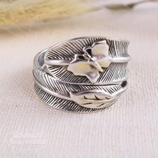 Vintage Ring mit Schmetterling