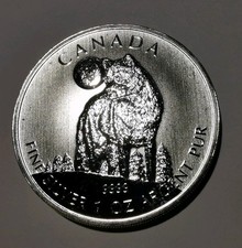 Silbermünzen 1oz Kanada Wolf