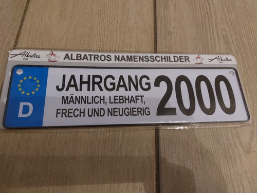 Albatros namensschild jahrgang - albatros,