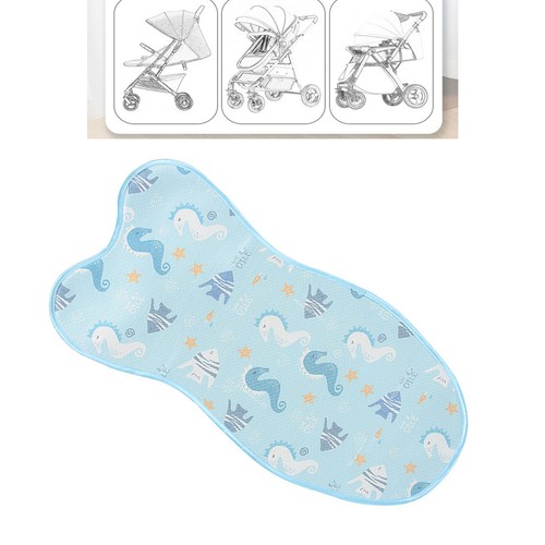 Blue baby kinderwagen - baby, pad