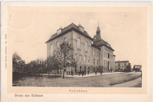Schlawe kreishaus belebt - schlawe,
