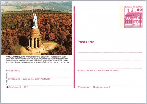 Detmold 1987 hermannsdenkmal - detmold,