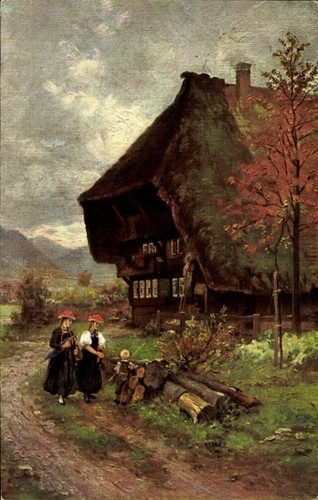Künstler gutach im - ak,