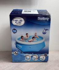 BESTWAY Fast Set Pool 244x61cm - Planschbecken/Pool für Kinder