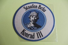 SERIEN Bierdeckel  STAUFEN BRÄU  BRAUEREI  GÖPPINGEN  aus Sammlung