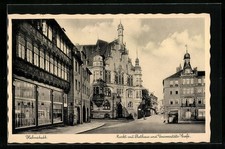 Helmstedt, Markt mit Rathaus