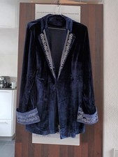 Edler Samtmantel, Dunkelblau