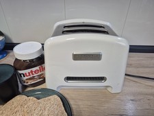 KitchenAid Artisan 2 Scheiben Toaster weiß Retro WTR40 47257