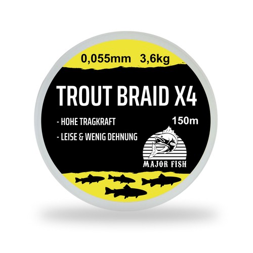 Major fish trout braid fach - fish,
